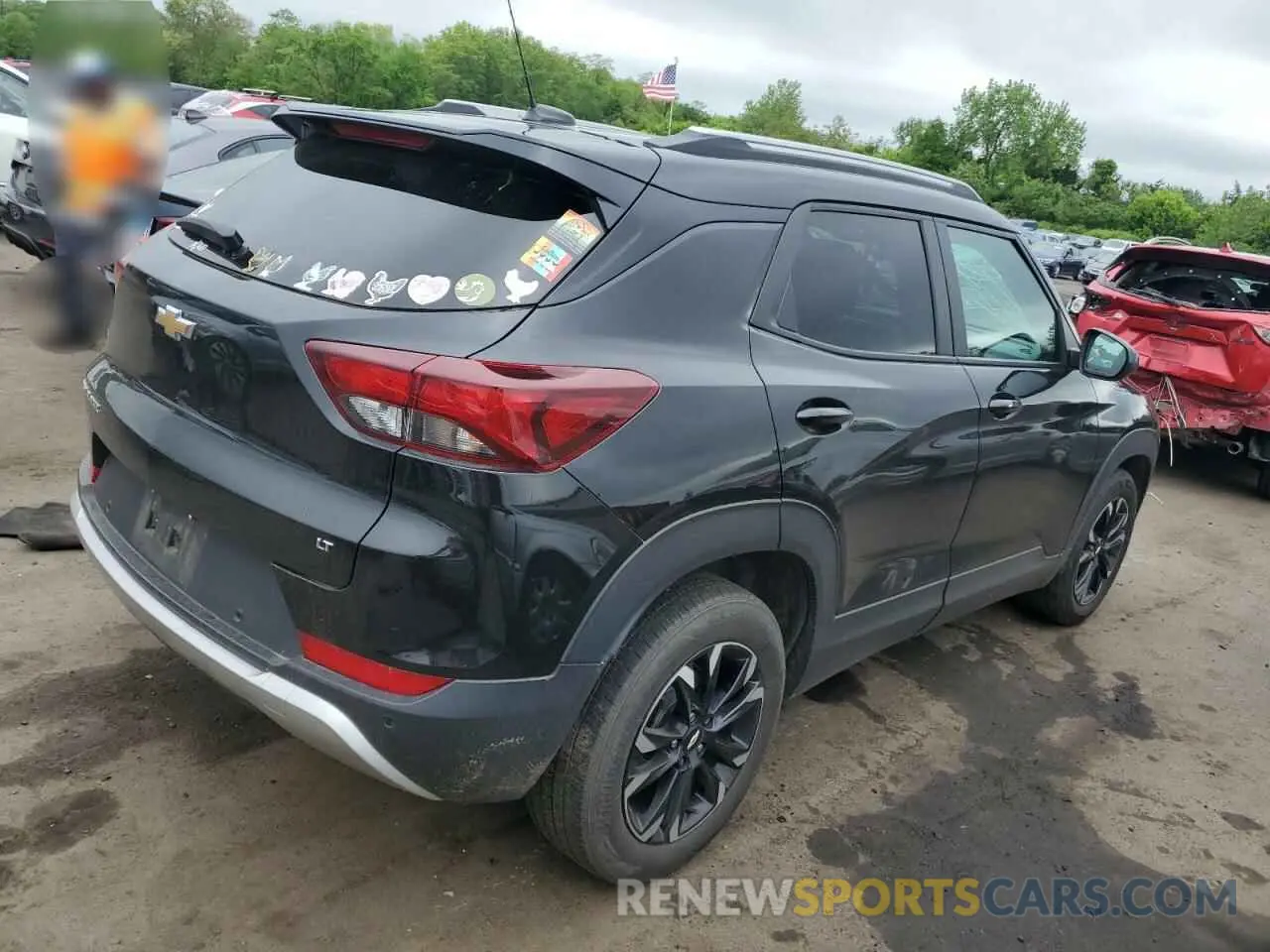 3 Photograph of a damaged car KL79MPS26MB124476 CHEVROLET TRAILBLZR 2021