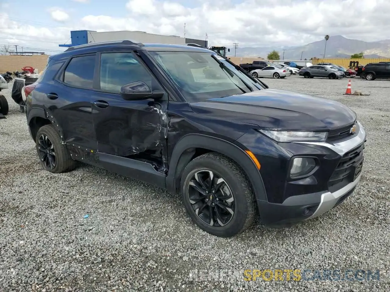 4 Photograph of a damaged car KL79MPS28MB094140 CHEVROLET TRAILBLZR 2021