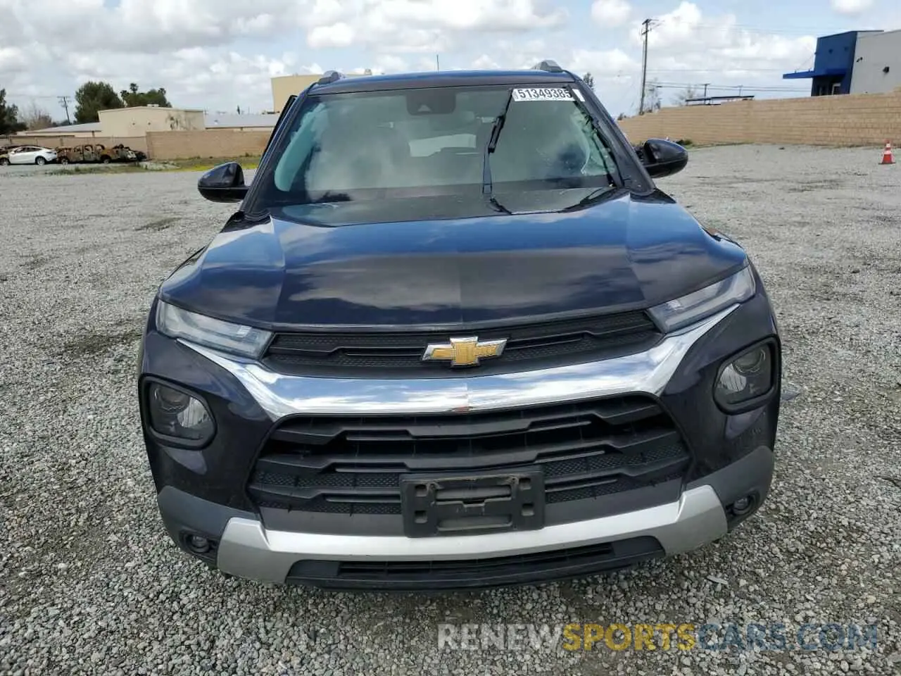 5 Photograph of a damaged car KL79MPS28MB094140 CHEVROLET TRAILBLZR 2021