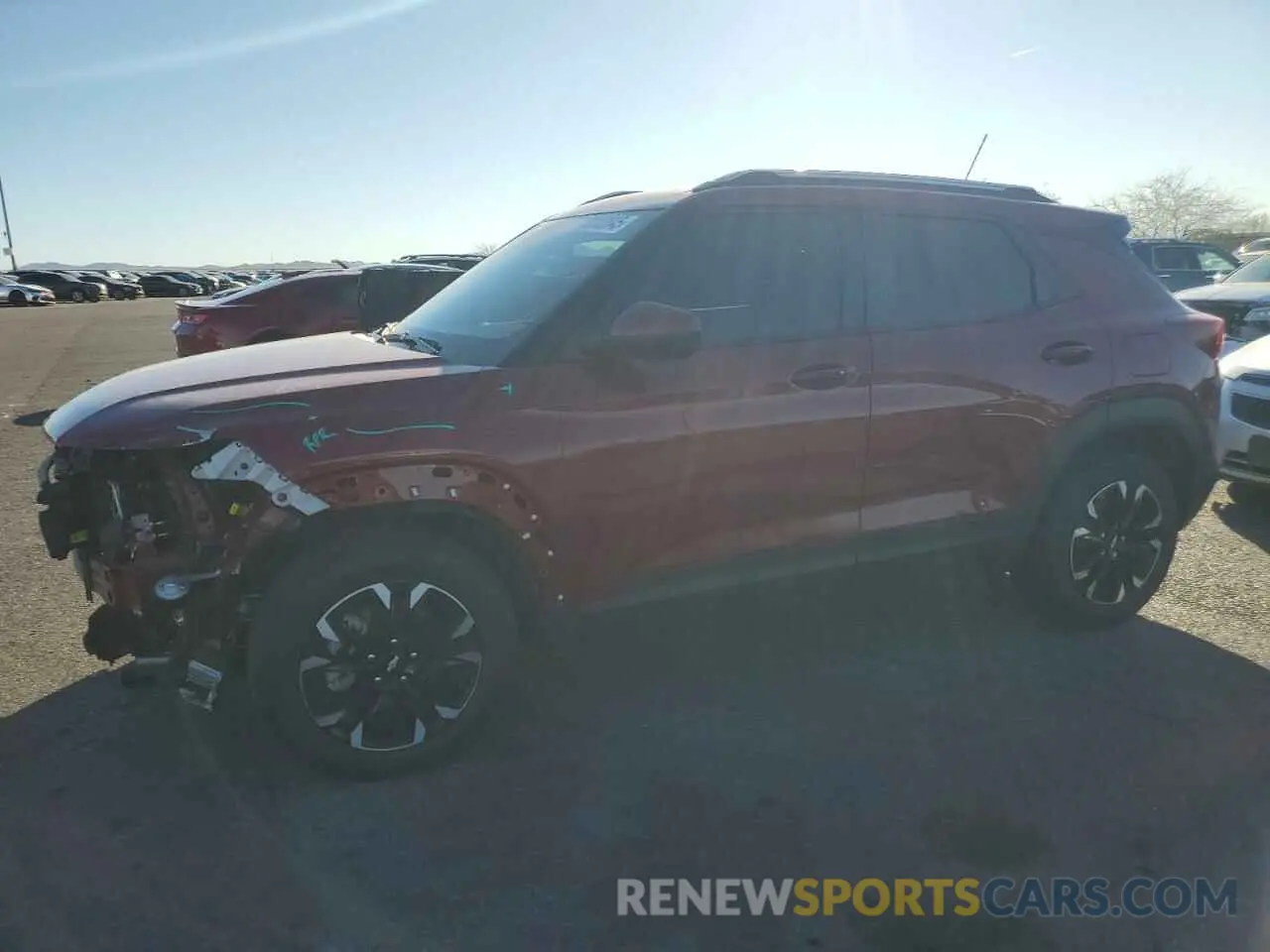 1 Photograph of a damaged car KL79MPS28MB145636 CHEVROLET TRAILBLZR 2021