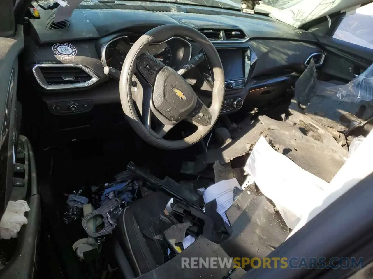 8 Photograph of a damaged car KL79MPSL0MB134610 CHEVROLET TRAILBLZR 2021
