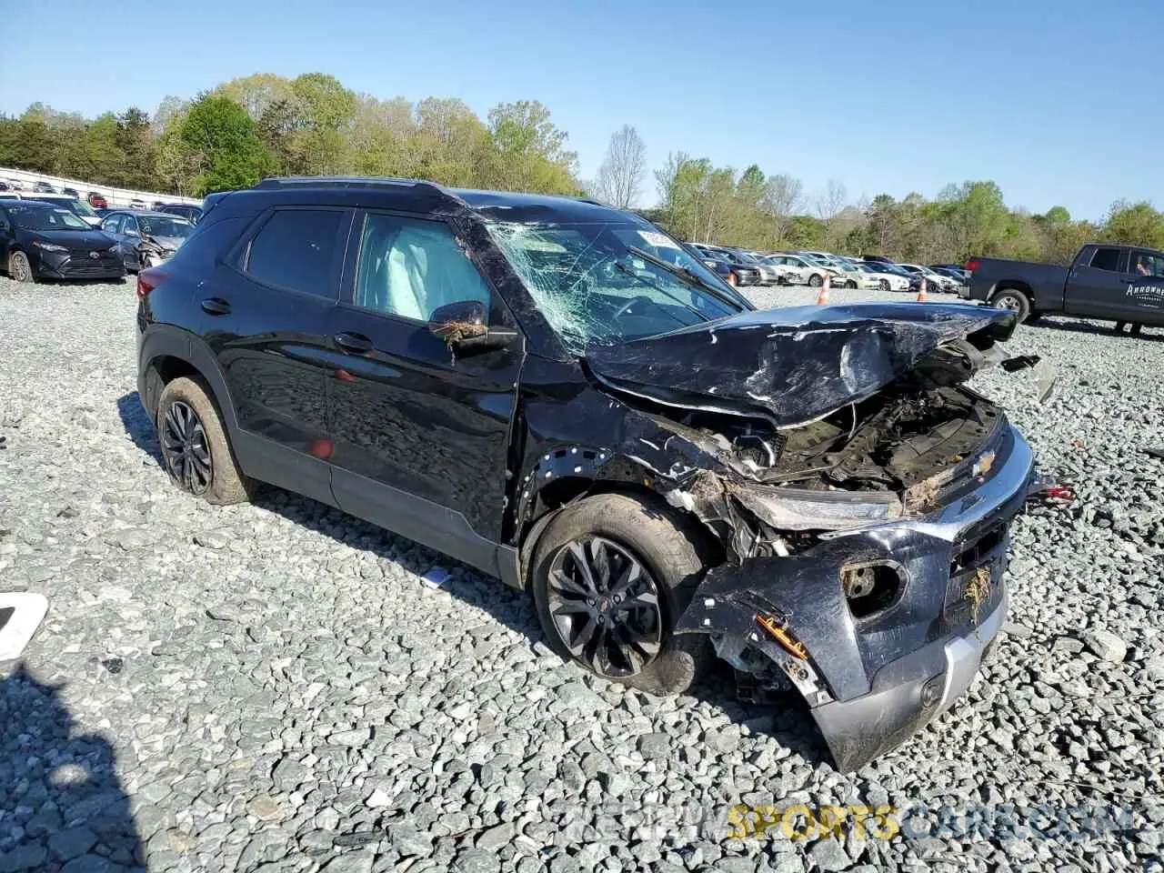 4 Photograph of a damaged car KL79MPSL2MB143132 CHEVROLET TRAILBLZR 2021