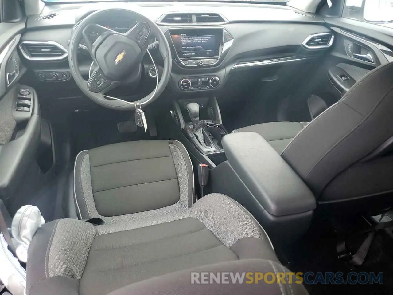 8 Photograph of a damaged car KL79MPSL4MB036406 CHEVROLET TRAILBLZR 2021