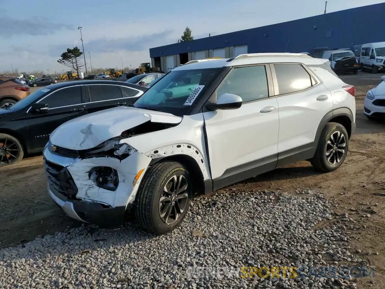 1 Photograph of a damaged car KL79MPSL5MB038486 CHEVROLET TRAILBLZR 2021