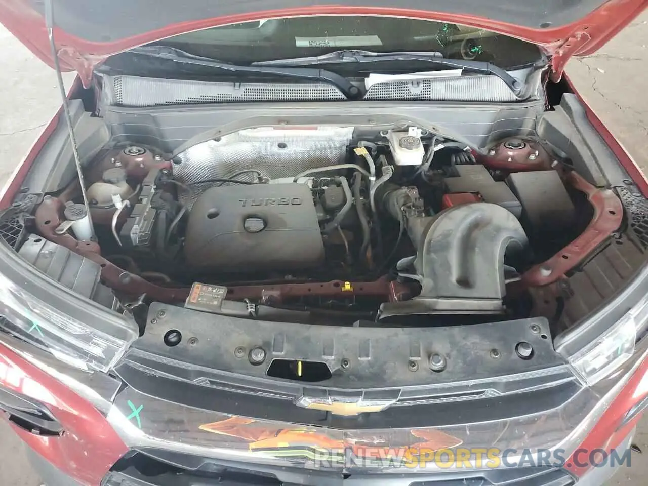 14 Photograph of a damaged car KL79MPSL6MB117195 CHEVROLET TRAILBLZR 2021