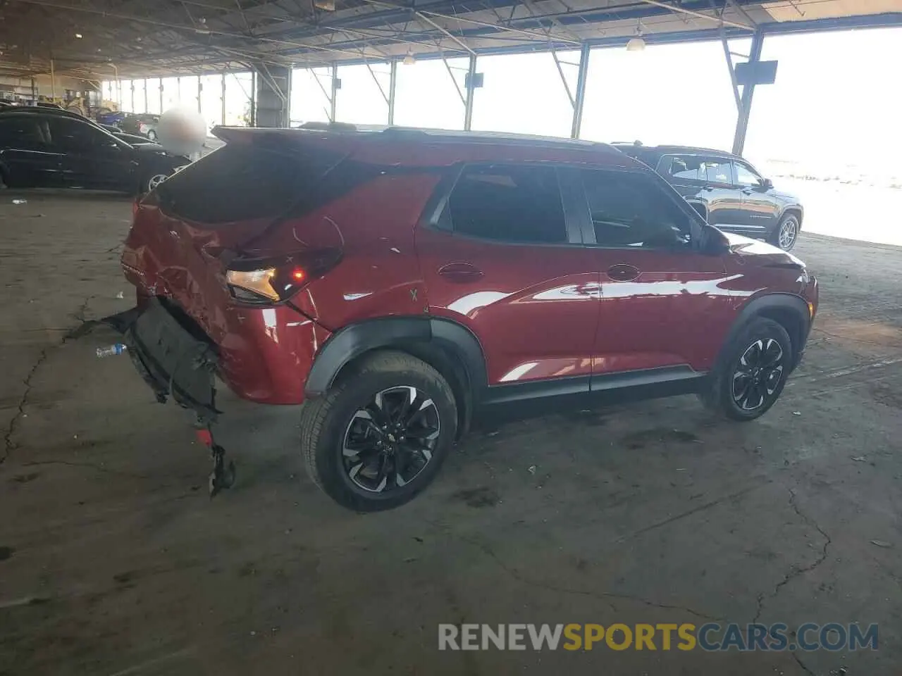 3 Photograph of a damaged car KL79MPSL6MB117195 CHEVROLET TRAILBLZR 2021