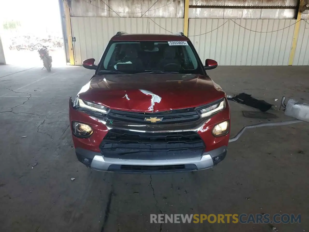 5 Photograph of a damaged car KL79MPSL6MB117195 CHEVROLET TRAILBLZR 2021