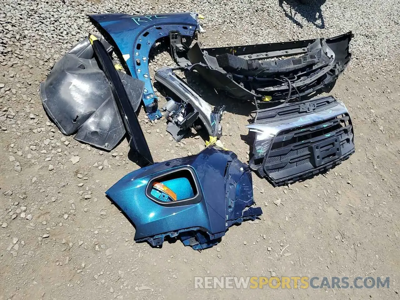 13 Photograph of a damaged car KL79MPSL7MB105248 CHEVROLET TRAILBLZR 2021