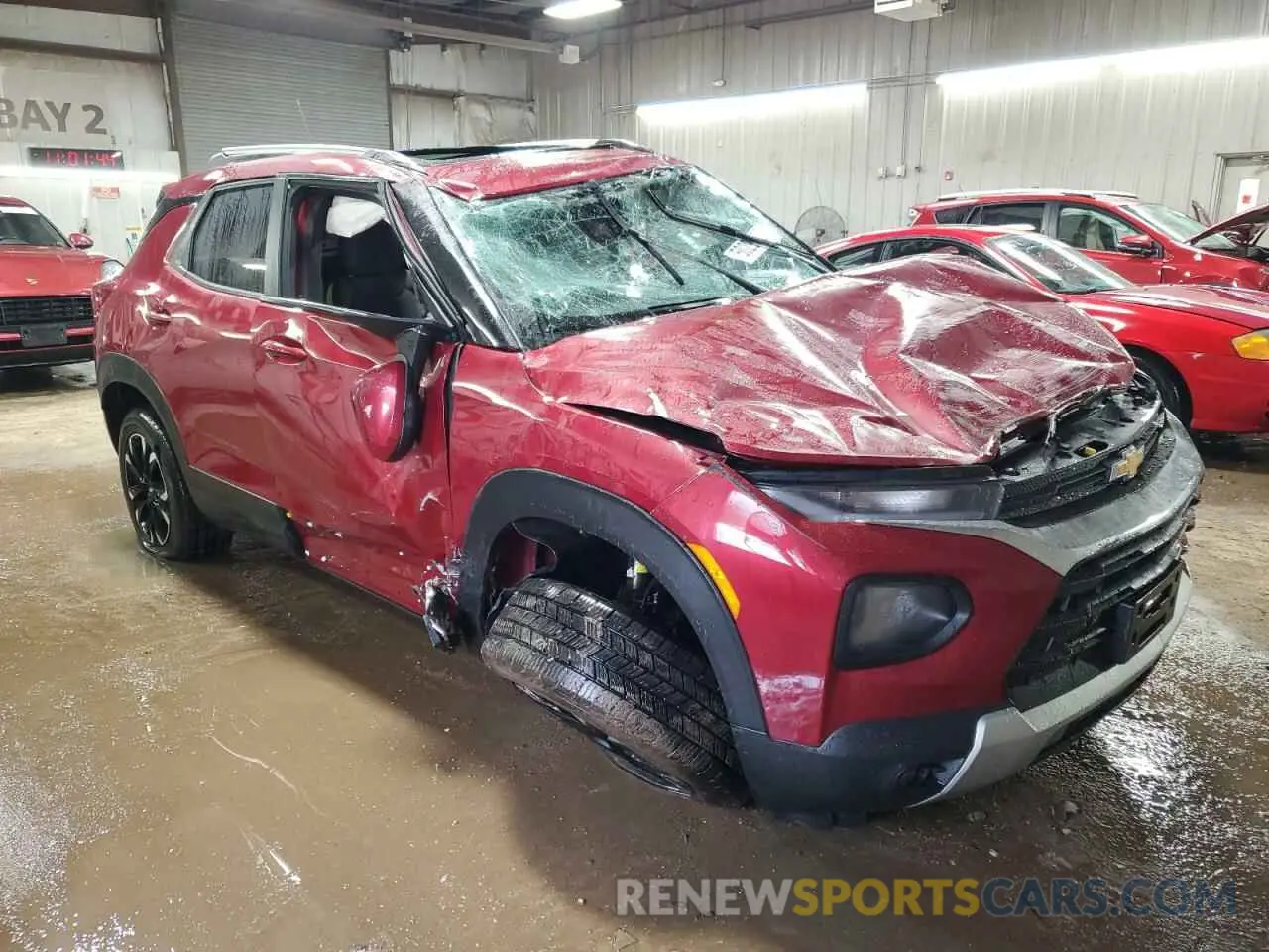 4 Photograph of a damaged car KL79MRSL1MB121862 CHEVROLET TRAILBLZR 2021