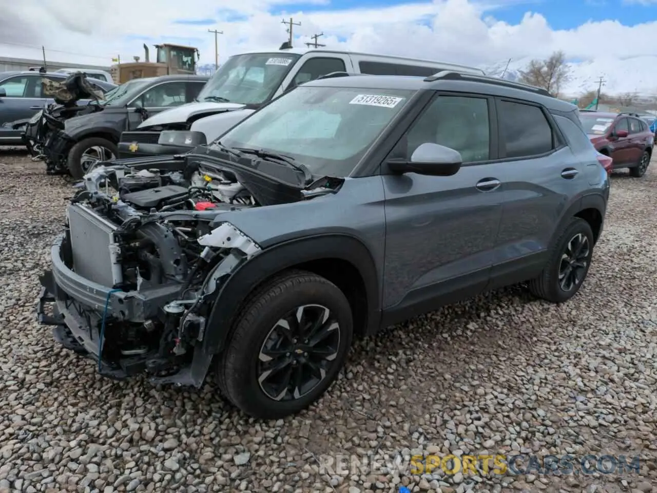 1 Photograph of a damaged car KL79MRSL3MB053905 CHEVROLET TRAILBLZR 2021
