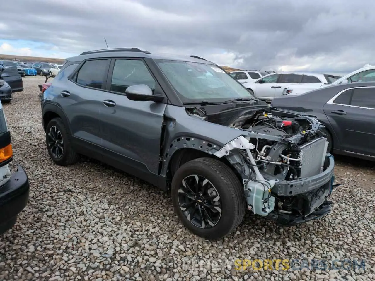 4 Photograph of a damaged car KL79MRSL3MB053905 CHEVROLET TRAILBLZR 2021