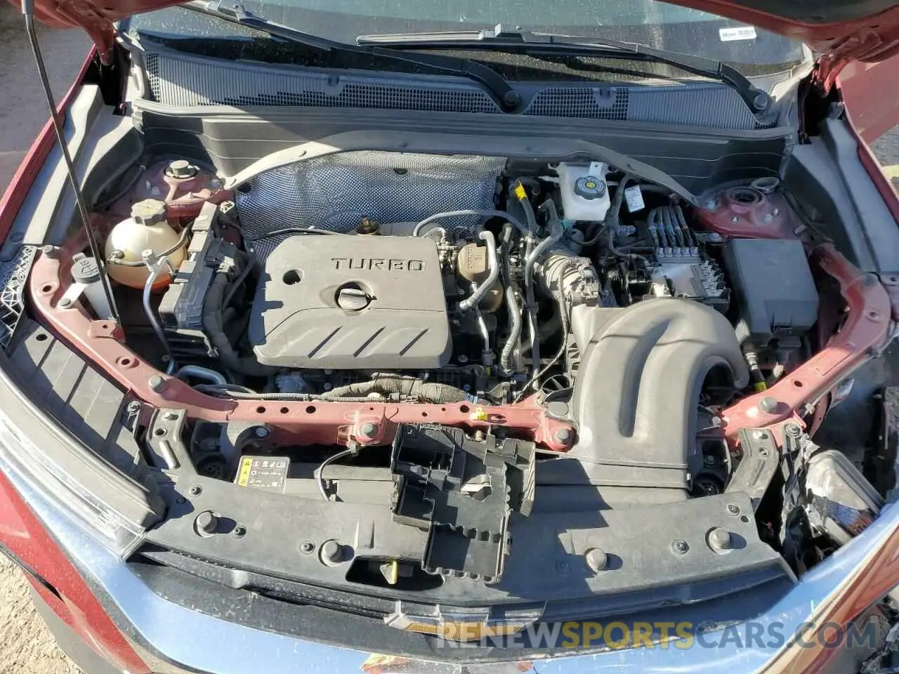 12 Photograph of a damaged car KL79MRSL3MB143345 CHEVROLET TRAILBLZR 2021