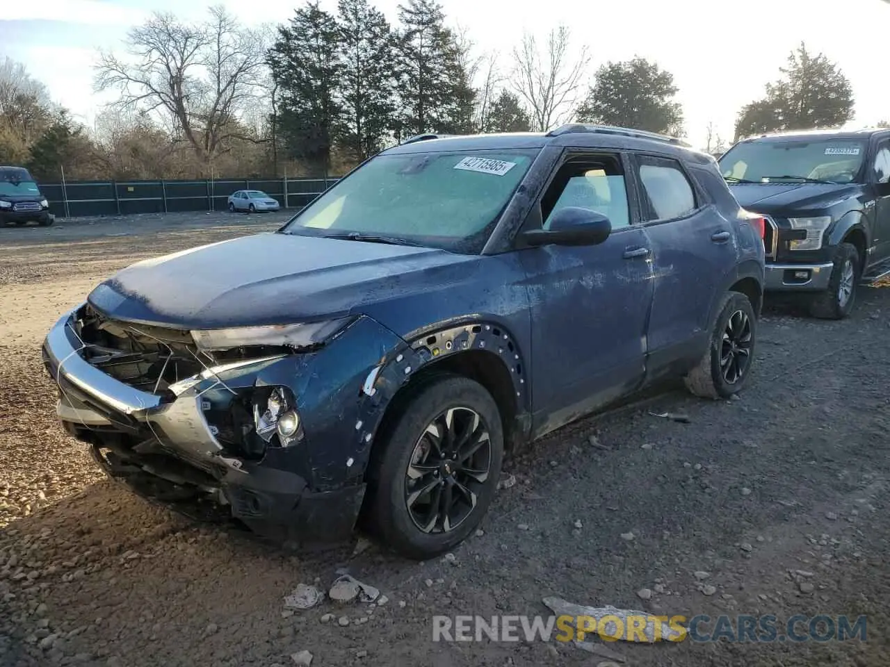 1 Photograph of a damaged car KL79MRSL4MB046123 CHEVROLET TRAILBLZR 2021