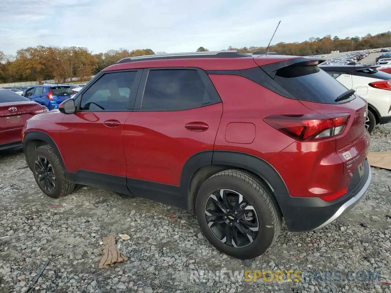2 Photograph of a damaged car KL79MRSL5MB144139 CHEVROLET TRAILBLZR 2021