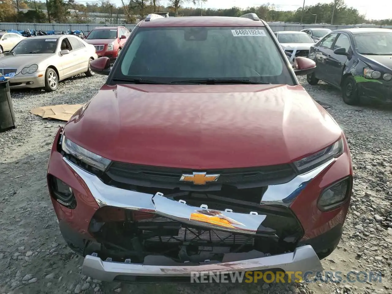 5 Photograph of a damaged car KL79MRSL5MB144139 CHEVROLET TRAILBLZR 2021