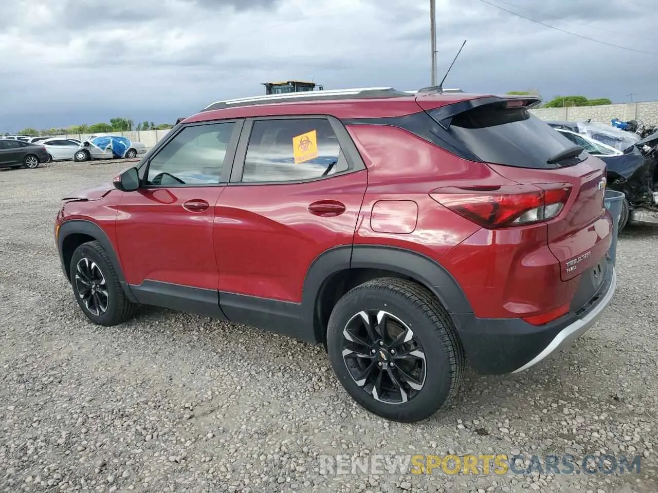 2 Photograph of a damaged car KL79MRSL5MB146120 CHEVROLET TRAILBLZR 2021