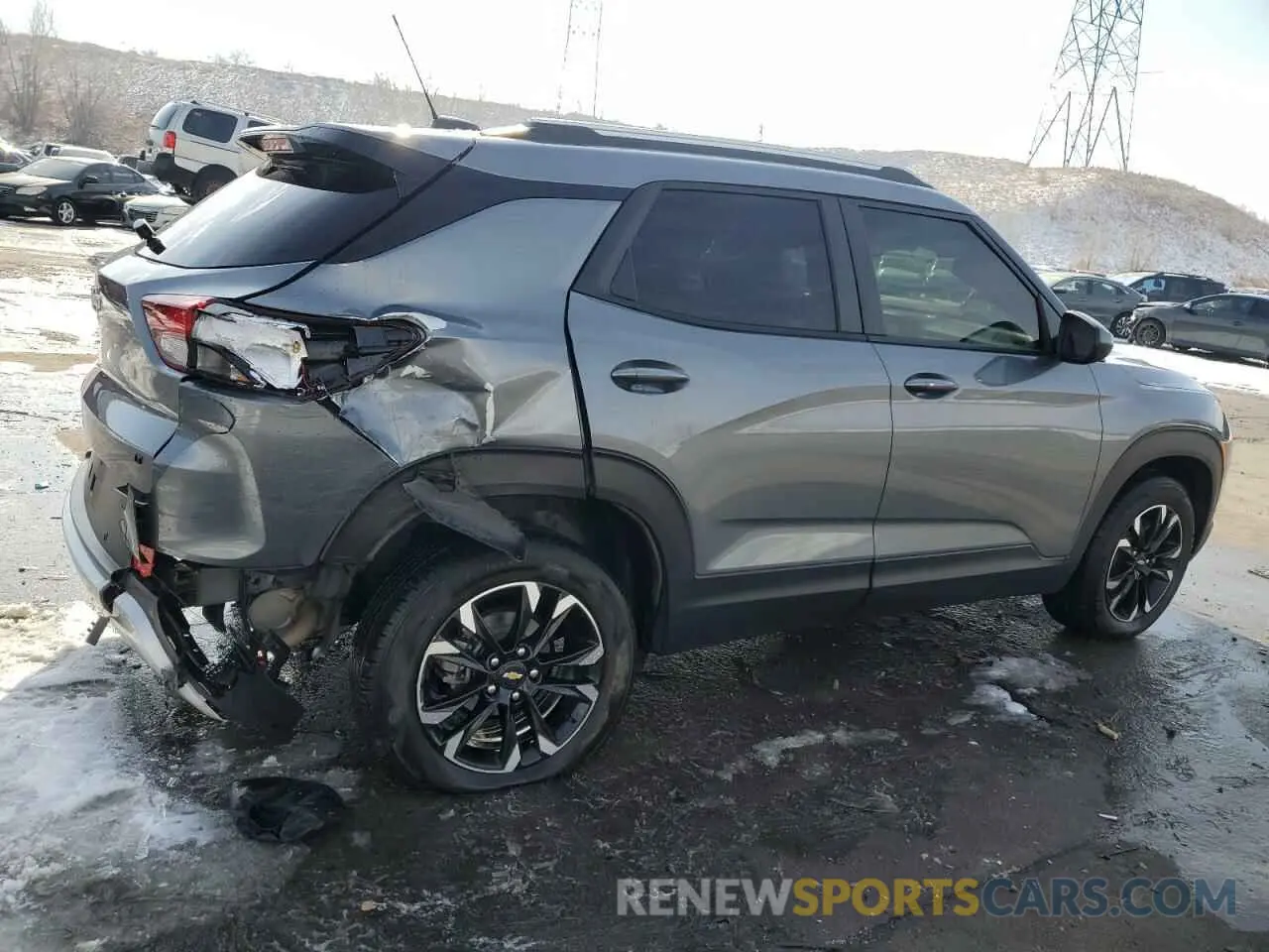 3 Photograph of a damaged car KL79MRSL7MB174453 CHEVROLET TRAILBLZR 2021