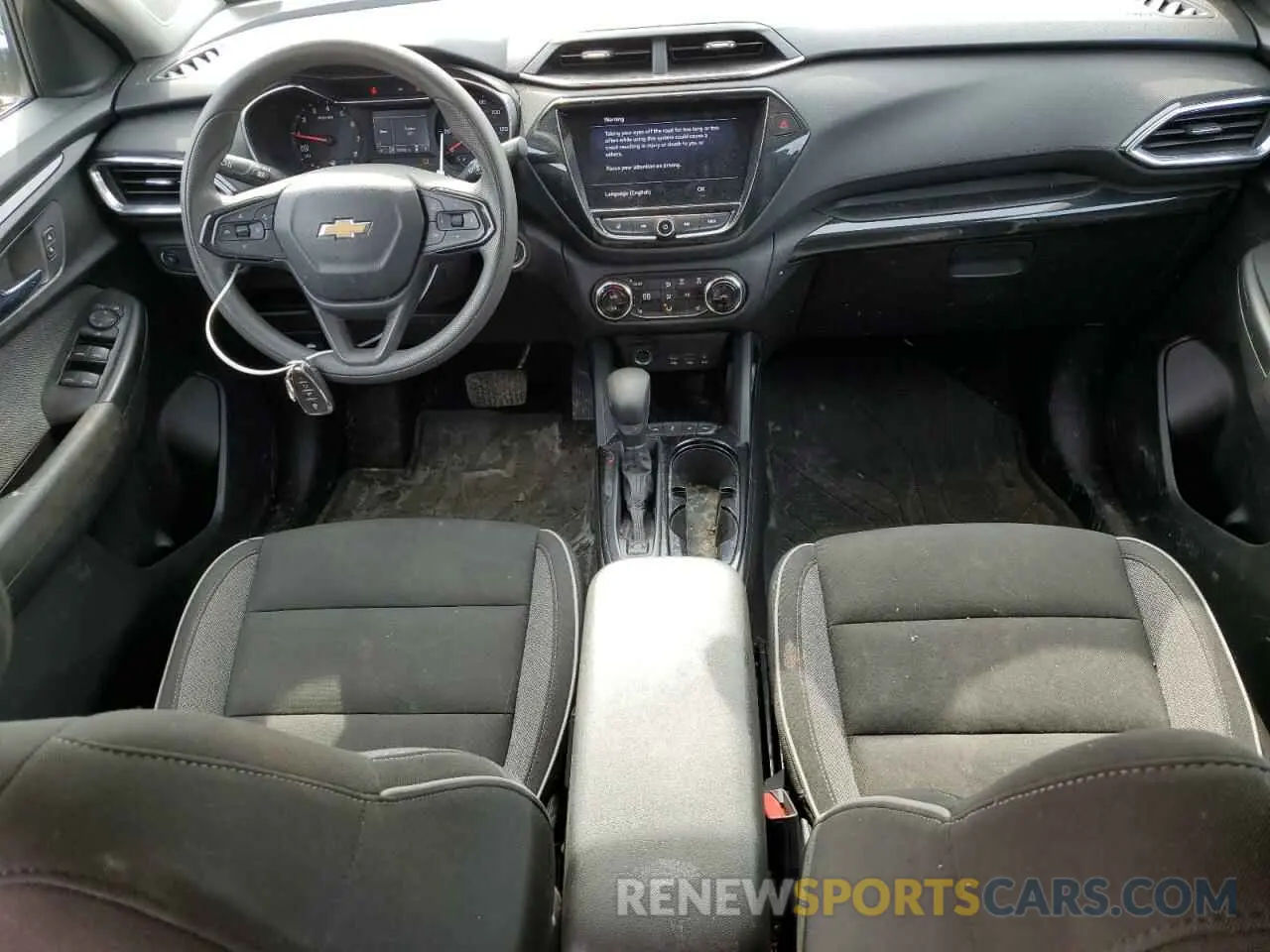 8 Photograph of a damaged car KL79MRSLXMB043615 CHEVROLET TRAILBLZR 2021