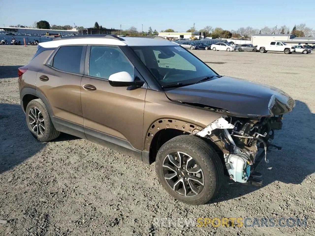 4 Photograph of a damaged car KL79MSSL6MB105504 CHEVROLET TRAILBLZR 2021