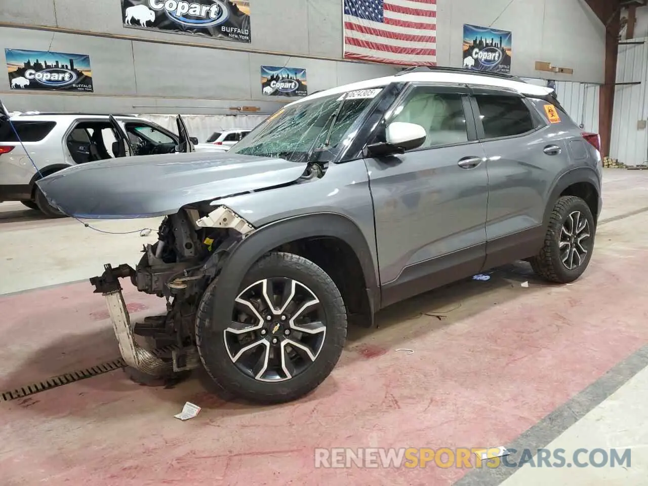 1 Photograph of a damaged car KL79MSSL9MB160724 CHEVROLET TRAILBLZR 2021