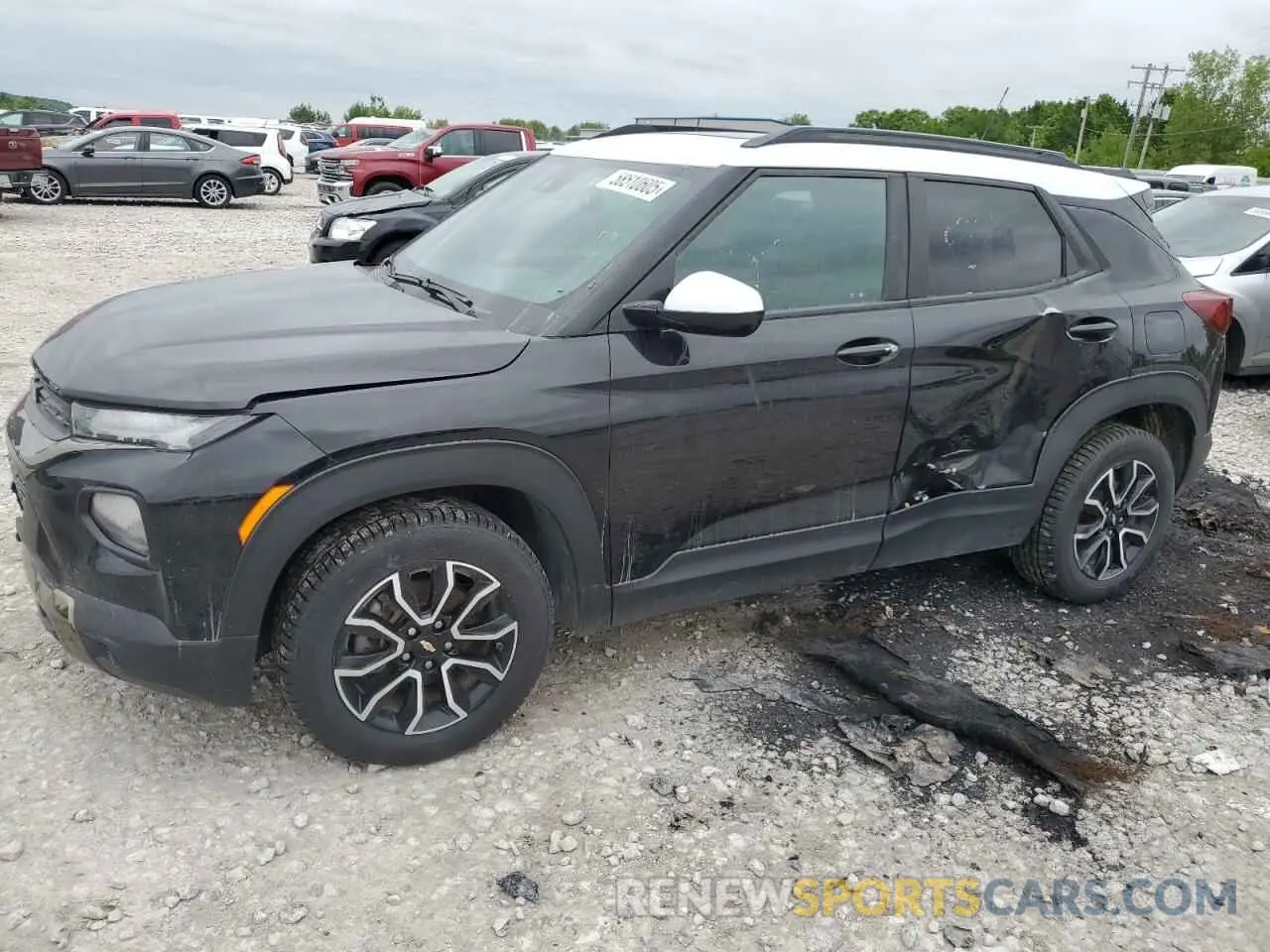 1 Photograph of a damaged car KL79MSSL9MB175837 CHEVROLET TRAILBLZR 2021