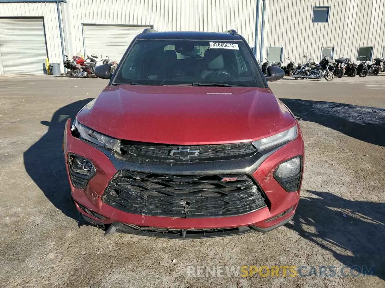 5 Photograph of a damaged car KL79MTSL0MB051431 CHEVROLET TRAILBLZR 2021