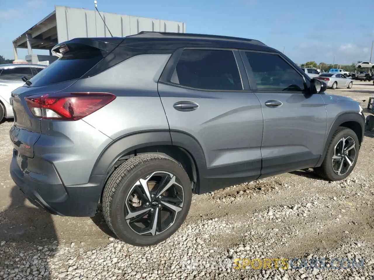 3 Photograph of a damaged car KL79MTSL1MB152333 CHEVROLET TRAILBLZR 2021