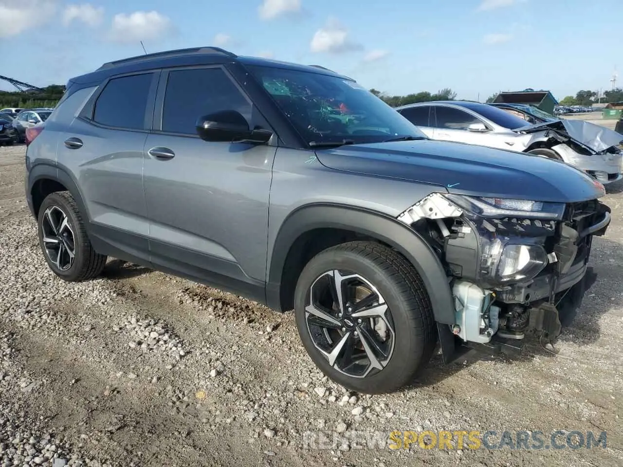 4 Photograph of a damaged car KL79MTSL1MB152333 CHEVROLET TRAILBLZR 2021