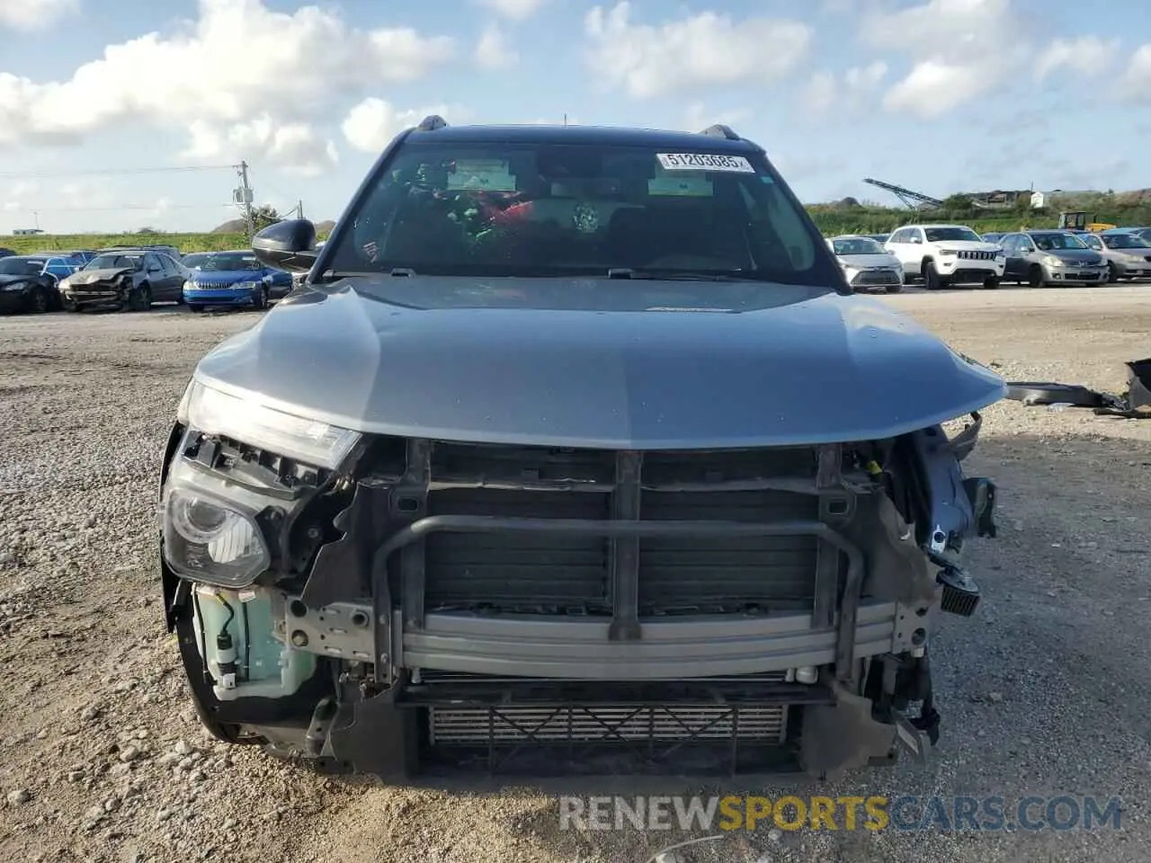 5 Photograph of a damaged car KL79MTSL1MB152333 CHEVROLET TRAILBLZR 2021