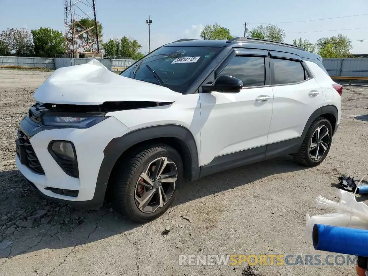 1 Photograph of a damaged car KL79MTSL2MB014350 CHEVROLET TRAILBLZR 2021