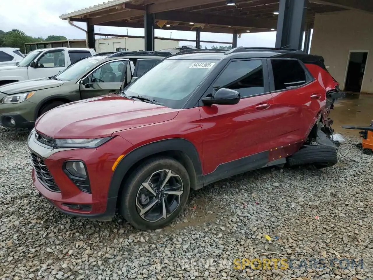 1 Photograph of a damaged car KL79MTSL2MB127974 CHEVROLET TRAILBLZR 2021