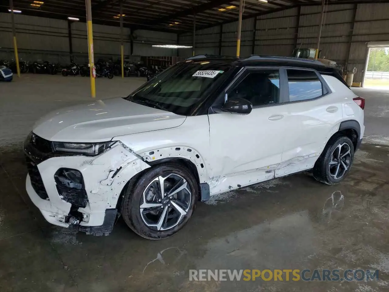 1 Photograph of a damaged car KL79MTSL6MB070002 CHEVROLET TRAILBLZR 2021