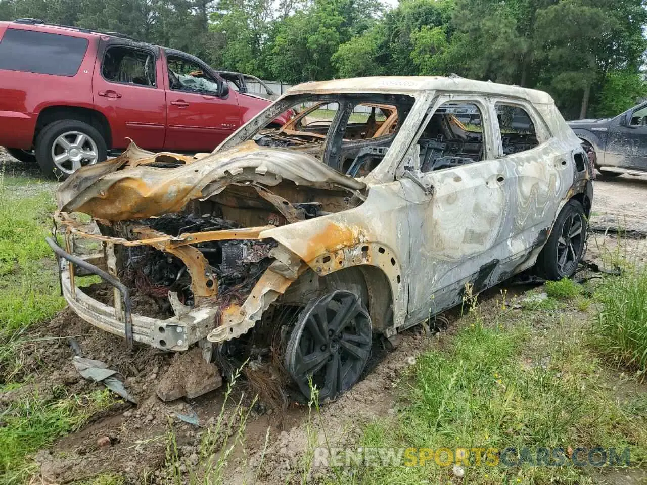 1 Photograph of a damaged car KL79MTSL7MB166804 CHEVROLET TRAILBLZR 2021