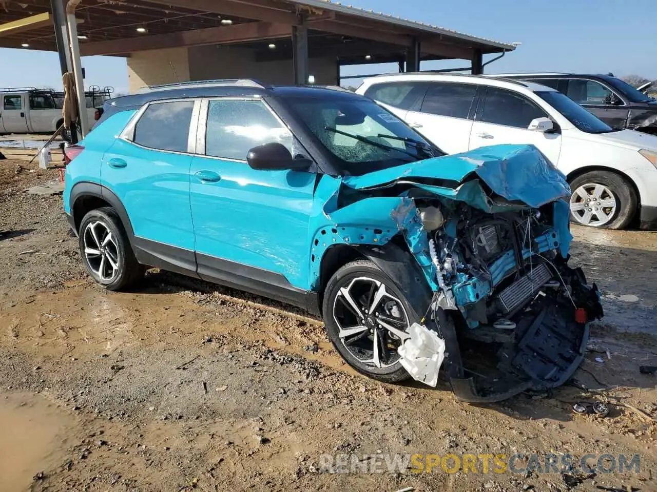 4 Photograph of a damaged car KL79MTSL8MB160977 CHEVROLET TRAILBLZR 2021