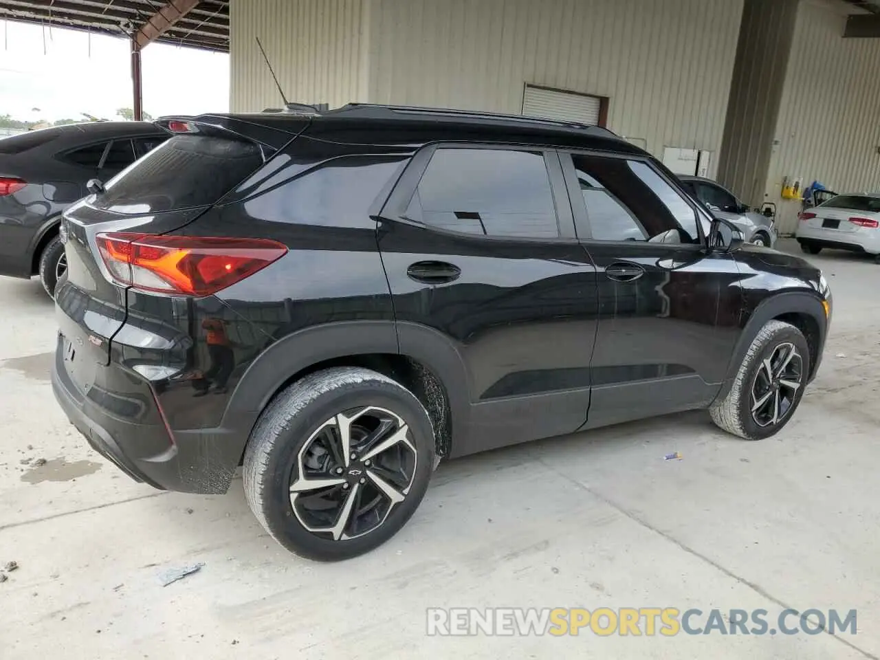 3 Photograph of a damaged car KL79MTSL9MB035468 CHEVROLET TRAILBLZR 2021