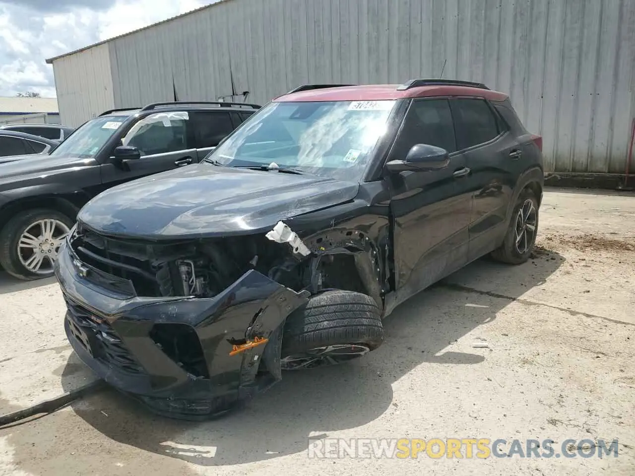 1 Photograph of a damaged car KL79MTSLXMB078362 CHEVROLET TRAILBLZR 2021