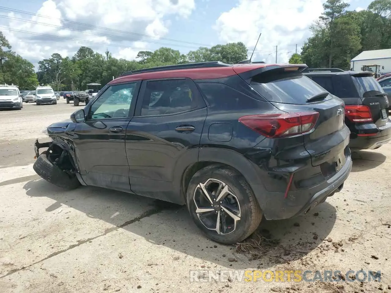 2 Photograph of a damaged car KL79MTSLXMB078362 CHEVROLET TRAILBLZR 2021