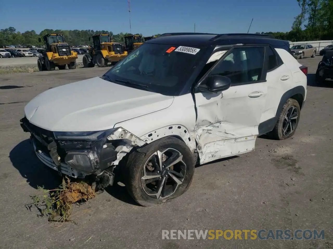 1 Photograph of a damaged car KL79MTSLXMB139970 CHEVROLET TRAILBLZR 2021