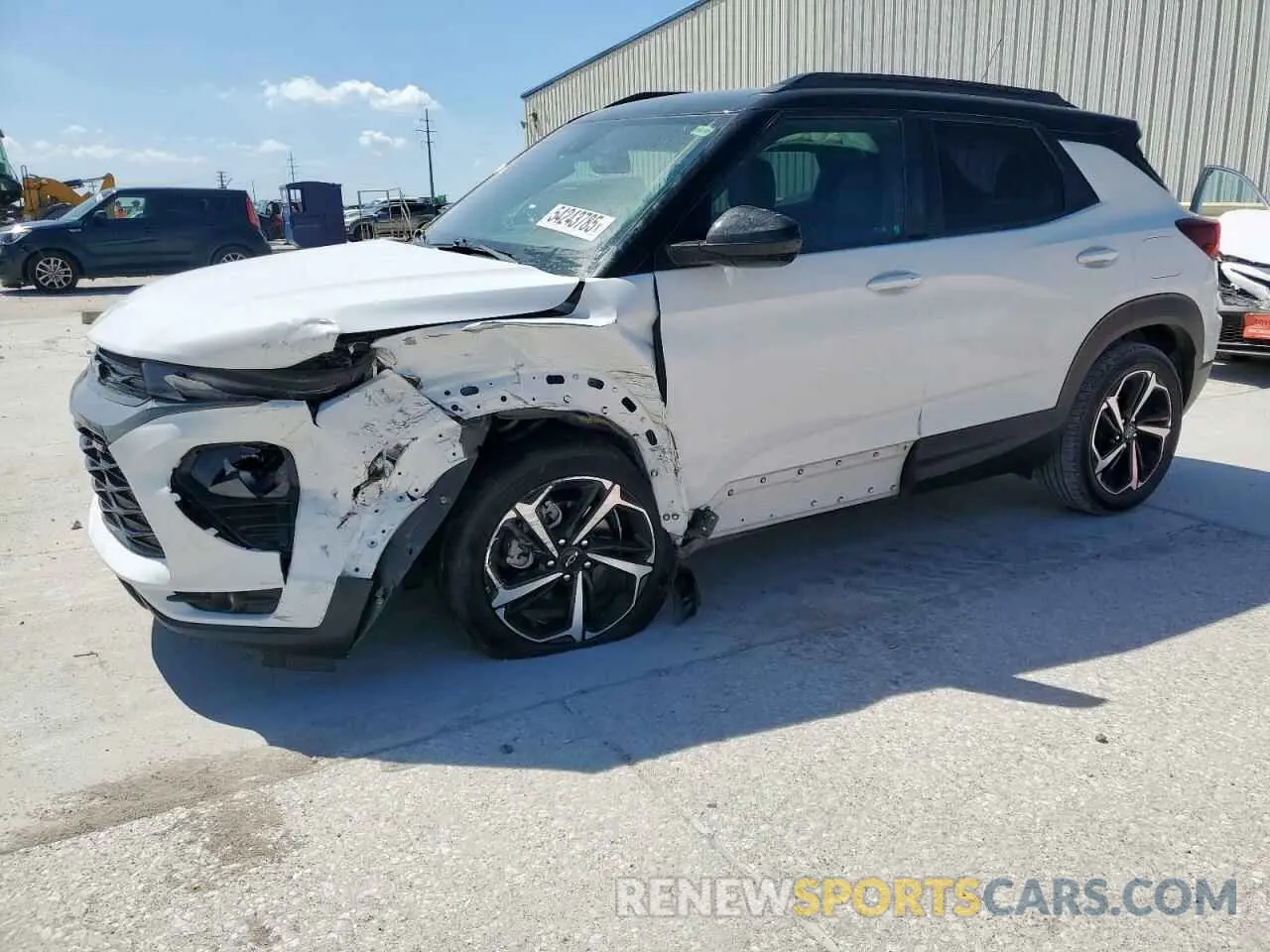 1 Photograph of a damaged car KL79MTSLXMB150581 CHEVROLET TRAILBLZR 2021