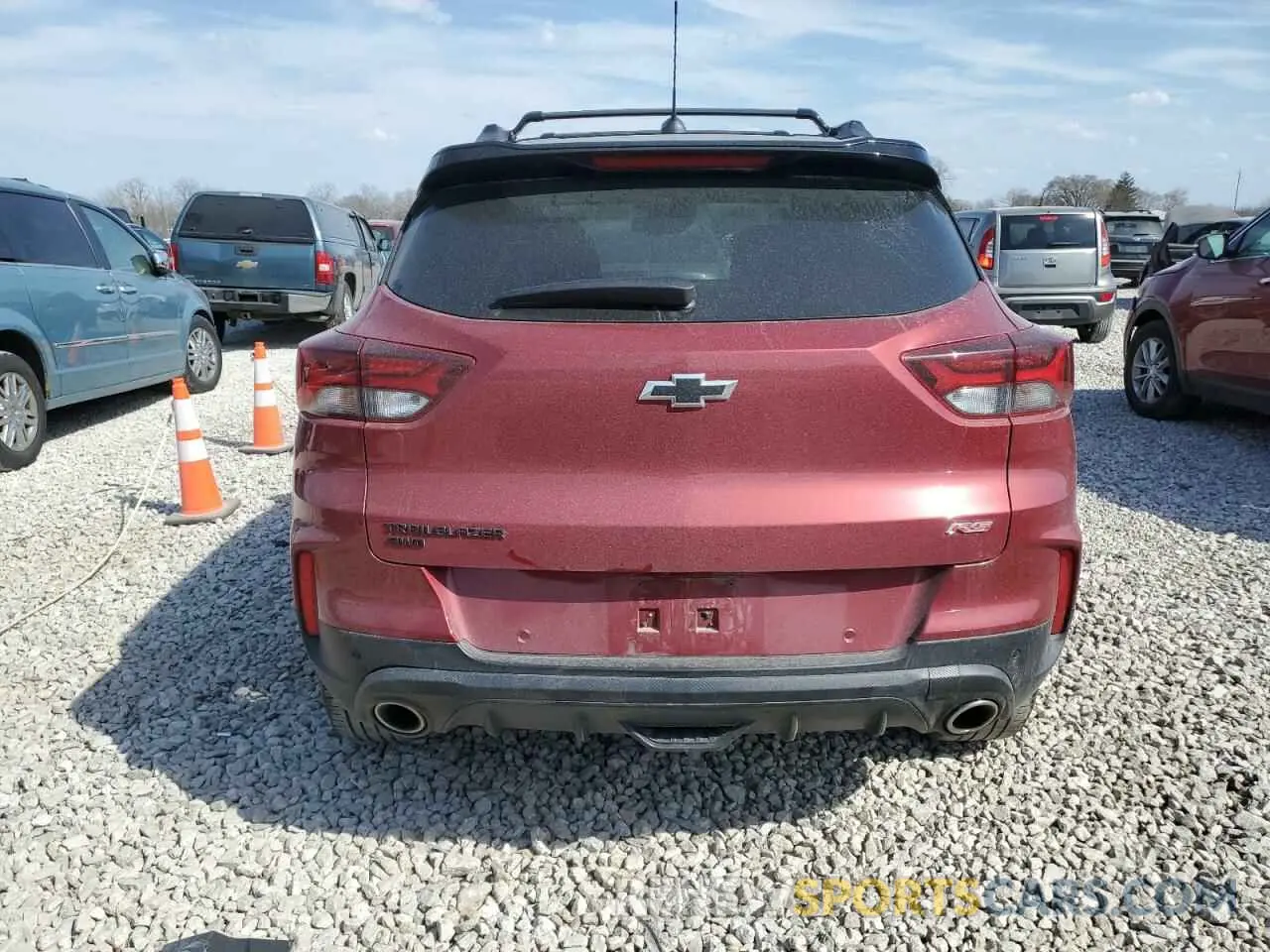 6 Photograph of a damaged car KL79MUSL0MB065612 CHEVROLET TRAILBLZR 2021