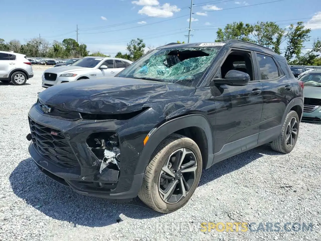 1 Photograph of a damaged car KL79MUSL1MB085318 CHEVROLET TRAILBLZR 2021
