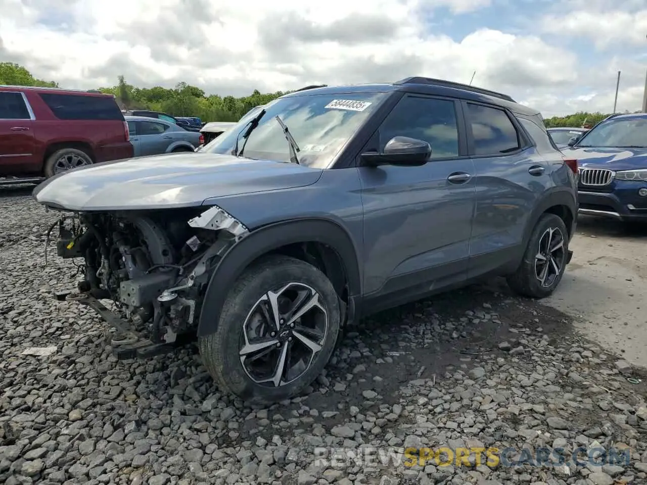 1 Photograph of a damaged car KL79MUSL3MB035004 CHEVROLET TRAILBLZR 2021