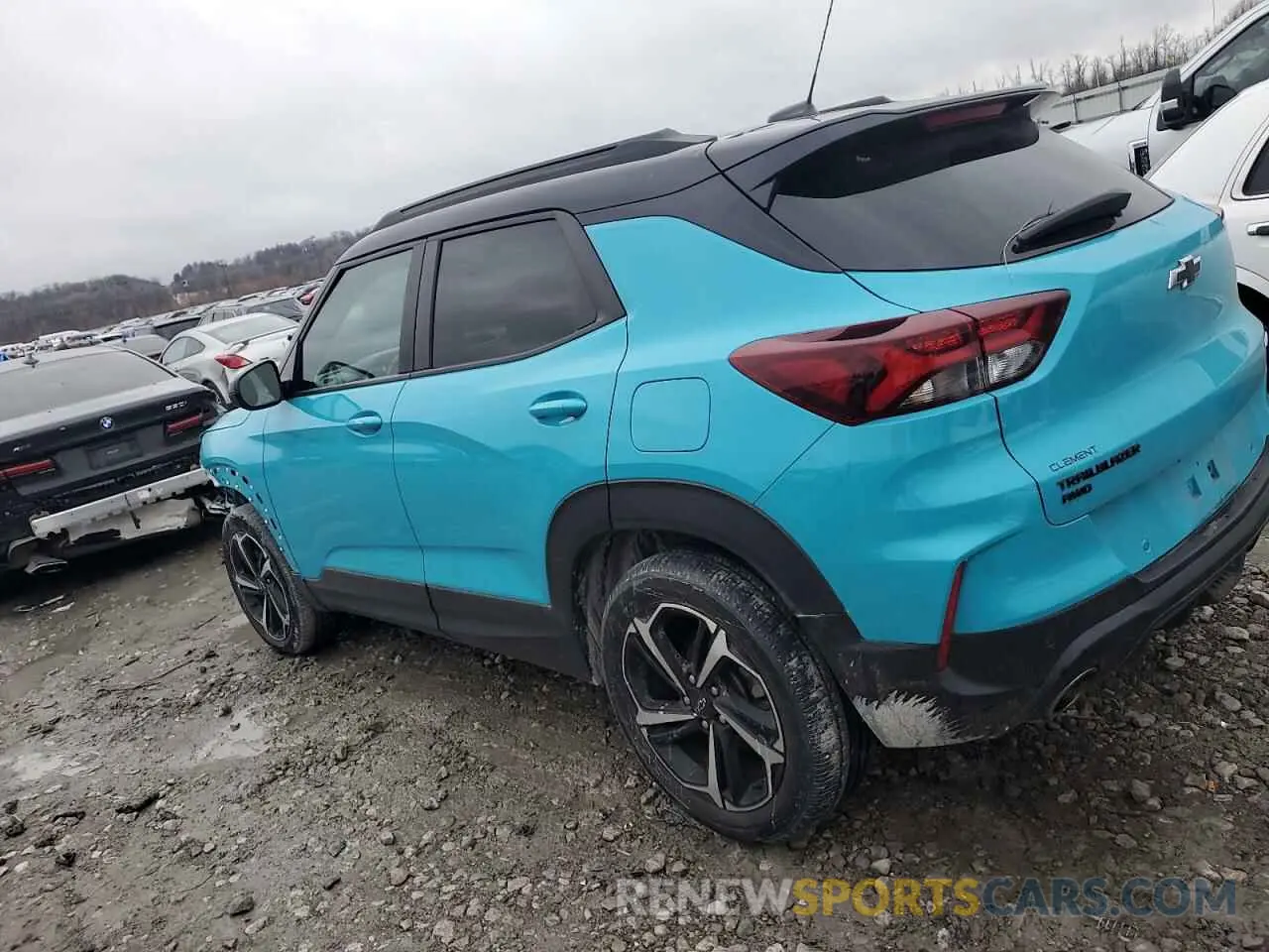 2 Photograph of a damaged car KL79MUSL3MB155224 CHEVROLET TRAILBLZR 2021