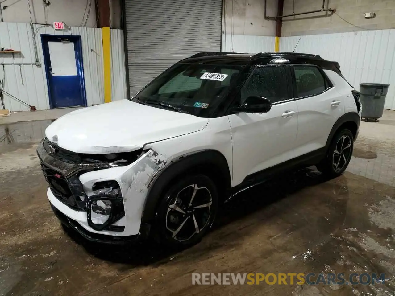 1 Photograph of a damaged car KL79MUSL4MB059036 CHEVROLET TRAILBLZR 2021