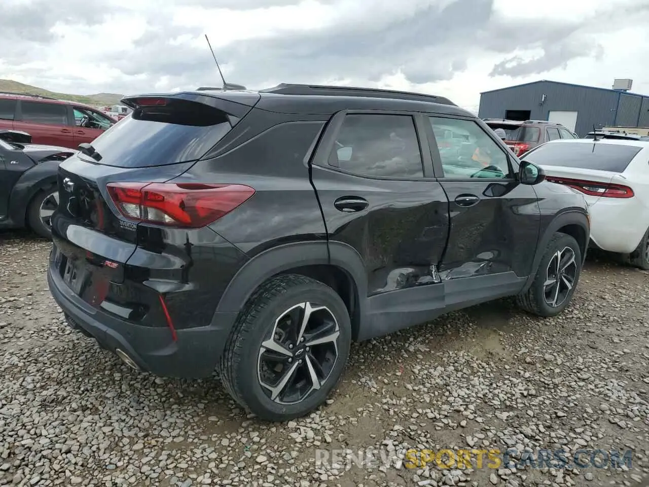 3 Photograph of a damaged car KL79MUSL8MB031966 CHEVROLET TRAILBLZR 2021