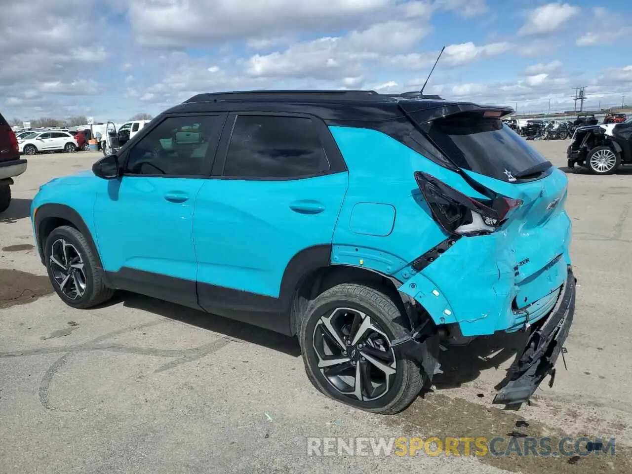 2 Photograph of a damaged car KL79MUSL8MB109873 CHEVROLET TRAILBLZR 2021