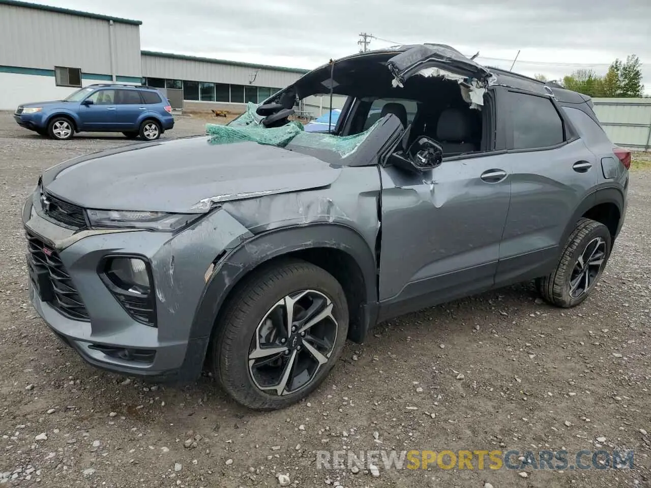 1 Photograph of a damaged car KL79MUSLXMB157407 CHEVROLET TRAILBLZR 2021
