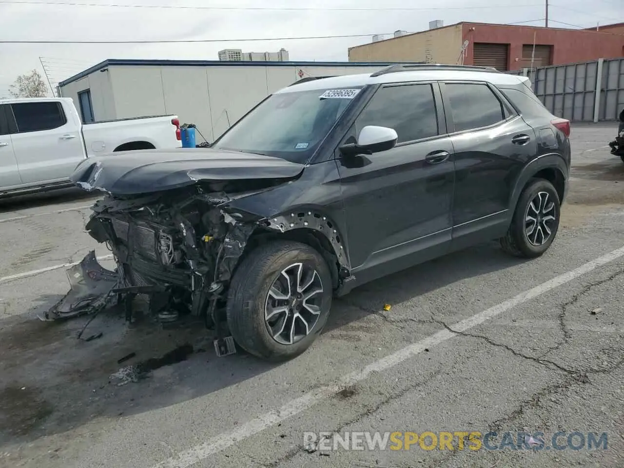 1 Photograph of a damaged car KL79MVSL2MB174045 CHEVROLET TRAILBLZR 2021