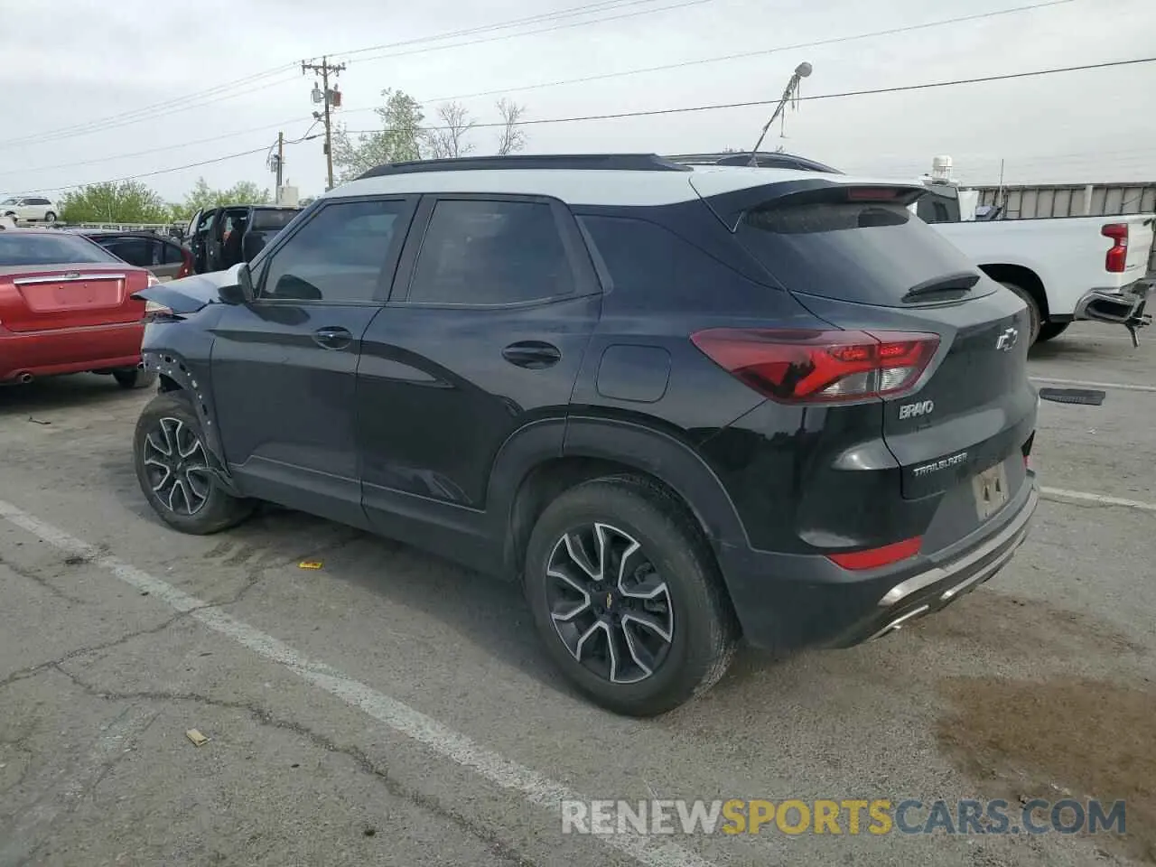 2 Photograph of a damaged car KL79MVSL2MB174045 CHEVROLET TRAILBLZR 2021