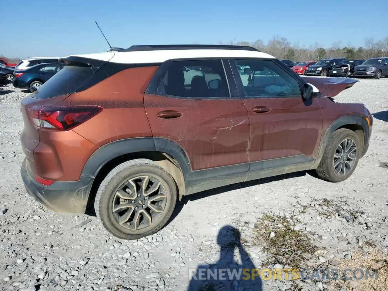 3 Photograph of a damaged car KL79MVSL3MB149347 CHEVROLET TRAILBLZR 2021
